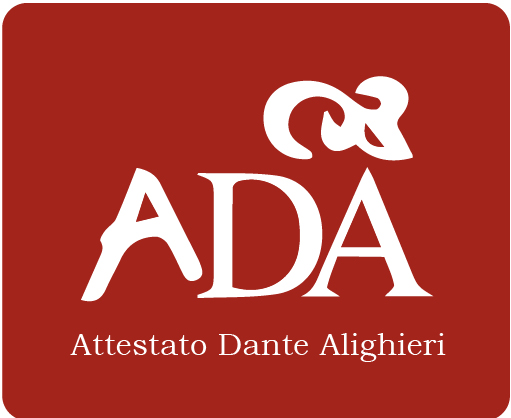Dante cursos de Italiano, certificación PLIDA, certificación, ADA
